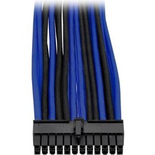 Thermaltake AC-035-CN1NAN-A1 Ttmod Mavi/siyah Power Supply Sleeved Kablo Seti (16 Awg)