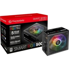Thermaltake 500W 80+ Smart Rgb PS-SPR-0500NHSAWE-1 Power Supply