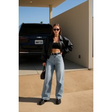Banny Jeans Kadın Yüksek Bel Skater Fit Jean Pantolon Tint