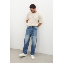 Banny Jeans Erkek Skater Fit Jean Pantolon Mavi