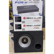 RS-UX12 30CM  Bass RS-GM8S 20CM Iki Takım Midrange XAE-4000.5 5 Kanallı Anfi