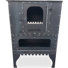 Dorello Karadeniz Sobası Kuzine Soba Alttan Fırınlı