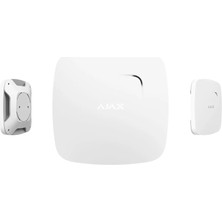 Ajax  Fire Protect Plus, Kablosuz, Isı ve Duman Dedektörü, Beyaz