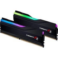 GSkill Gskıll 64GB (2x 32GB) Ddr5 6000MHZ CL36 Rgb Dual Kıt Pc Ram / Trıdent Z5 Rgb F5-6000J3636F32GX2-TZ5RK