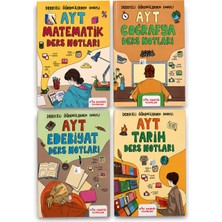 Ayt Ders Notları 4 Kitap Set – Matematik Coğrafya Edebiyat Tarih Ders Notları – Dereceli Öğrencilerden Onaylı – Vin Kampüs Yayınları
