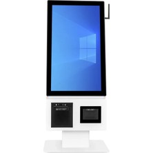 Tiwox S-1250, 21,5" LED Panel, Intel I7 5.gen, 16GB Ram, 256GB Ssd, Wi-Fi, 80MM Barkod Yazıcı, 2d Okuyucu, Kiosk (Beyaz)