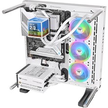 "thermaltake 360MM 3,95" Tft LCD Mınecube 360 Ultra CL-W482-PL12SW-A Argb AM5-1851P Sıvı Soğutmalı Işlemci Fanı Beyaz