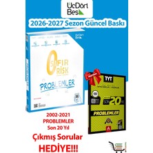 ÜçDörtBeş Yayınları Problemler Sıfır Risk Son 20 Yıl Problemler Çıkmış Sorular Hediyeli!