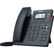 Yealink Yealınk SIP-T31P, Masaüstü, Kablolu Ip Telefon, Siyah, 2.3" Siyah Beyaz Ekran, 2xmegabit Ethernet Portu, Poe Destekli