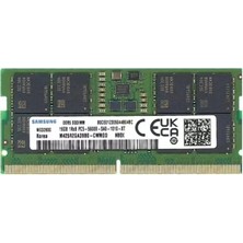 Samsung SAMSO5600/16, 16GB, Ddr5, 5600MHZ,  CL46, 1.1V Notebook Ram (M425R2GA3BB0-CWMOM)