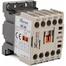 Xkoren XMCM3AC220-NC-12 ,5.5KW/12A Kontak-3p+1k 220VAC Mini Kontaktör