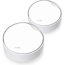 TP-Link Tp-Lınk DECO-X50-POE, AX3000, Ikili Mesh, 3000MBPS Dual Band, Wifi6, 3port Gigabit Lan, 420M2 Çekim Alanı, Router, Geniş Alan Internet Ağı Sağlayıcısı
