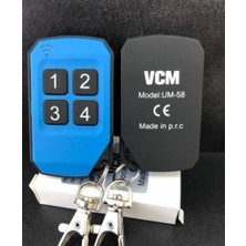 Lucciola WİCOM UM-58 kopyalanabilir 4 kanallı otomatik bariyer,kepenk Akıllı Kumanda