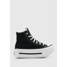 Converse Chuck Taylor All Star Lıft Double Stack Siyah Kadın Sneaker A12975C