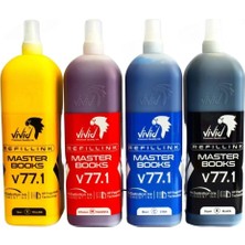 Hp Vivid V77.1 Pigment Mürekkep Seti 4×1 Litre