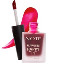 Bezos Happy Tint Dudak ve Yanak Likit Allık - 02 Wild Cherry - Mor