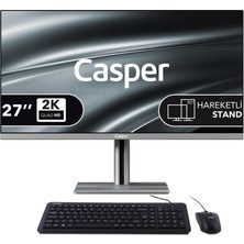Casper Nirvana A97.1362-BQ00A-V-G Gri I7 13620H 16GB 1tb Nvme SSD 27" Pivot W11 Home All In One