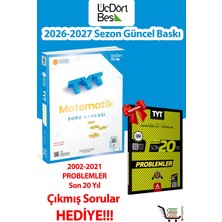 ÜçDörtBeş Yayınları Tyt Matematik Soru Bankası Problemler Çıkmış Sorular Hediye!
