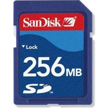 Sandisk 256 MB Sd Hafıza Kartı (Standart Sd Kart)