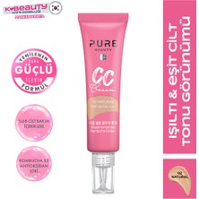 Pure Beauty, cc Krem, SPF50, Pa++++, Natural - 30 ml (Yeni Ürün 4+)