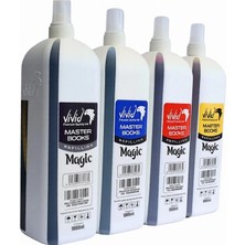 Hp Vivid Magic Dye Mürekkep Seti 4×1 Litre