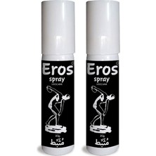 Bezos Eros 2 Adet Erkeklere Özel Zaman Stop Spreyi 20 ml (Black)