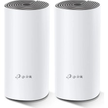 TP-Link Tp-Lınk Deco-E4, AC1200, Ikili Mesh, 1200MBPS, Dual Band, 2port Megabit Lan, 260M2 Çekim Alanı, Router, Geniş Alan Internet Ağı Sağlayıcısı