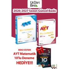 ÜçDörtBeş Yayınları Tyt-Ayt Matematik Soru Bankası Seti Ayt Matematik 10'lu Deneme Hediye!