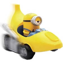 PopŞeker Despicable Me Minions Stuart ve Muz Arabası Oyun Seti - Minyonlar Figürlü Oyuncak Araba