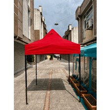 İkiz Aksesuar 2x2 Kırmızı Katlanabilir Gazebo Çadır