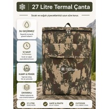 Wallery Bags 27 Litre Isı Yalıtımlı Sırt Çantası Çok Renkli 12 Saat Sıcak Soğuk Koruma Sağlayan Kumaş