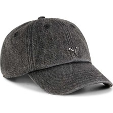 Puma Wardrobe Ess Metal Dad Siyah Şapka 025968 01