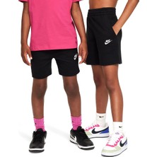 Nike Club Knit Çocuk Siyah Günlük Stil Şort FZ5512-010