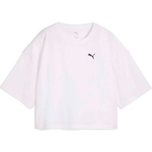 Markali Puma Wardrobe Ess Oversized Tee Beyaz Tişört 629743 02