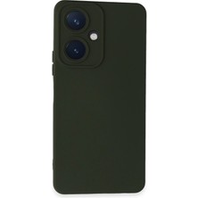 TeknoKapsül Vivo Y27 Kılıf Nano Içi Kadife Silikon - Koyu Yeşil