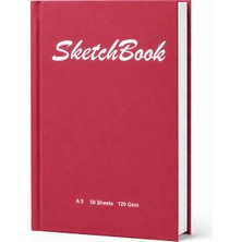Pagos Yayınları Wise Owl Premium A5 SketchBook Sert Kapak Eskiz Defteri | 120 gr Kağıt | 50 Yaprak (100 Sayfa) | Karakalem & Teknik Çizim İçin