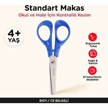 Let's Çocuk Makası – Standart Okul Makası Mavi