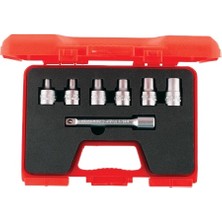 İzeltaş Üreticiniz Zmrt Izeltaş 1113 00 6007 1/2'' Star (Torx®) Lokma Anahtar Takımı 7 Parça 481348