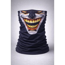 Timion Mey Ithalat® Joker Gülüşlü Maske – Çok Amaçlı Boyunluk Bandana 3 No