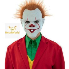 Timion Mey Ithalat® Stephen King&amp;#39;s Korkutucu Joker Maske 31X22 cm