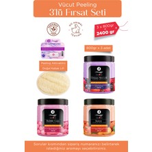 Ekonomik Set 800GR x 3 Adet Batık ve Çilek Bacak Için Peeling ve Uygulama Için Doğal Kabak Lifi.