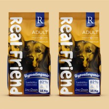 Real Friend Yetişkin Köpek Maması Kuzu Etli & Pirinçli- Digest Care Adult Dog Food -Hypoallergenic 15KG X2