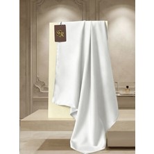 Flora Tekstil Kristal Eşarp Parlak Saten Dokulu Tesettür Abiye Eşarp 95X95 cm