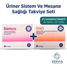 Aymed Sistinon ve Gag 2'li Set - Üriner Sistem & Mesane Sağlığı Takviye Edici Gıda Paketi
