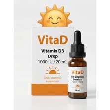 Demy Pharma Vita D - Günlük D Vitamini Ihtiyacınızı Destekleyen Yüksek Kaliteli D3 Vitamini Damlası
