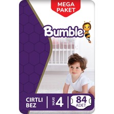 Bumble 4 Numara Maxi Bebek Bezi Mega Paket (7-14) kg 84'lü