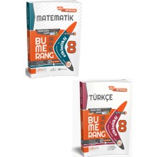 Günay Yayınları 8. Sınıf Bumerang Türkçe + Matematik Etkinlikli Kitap