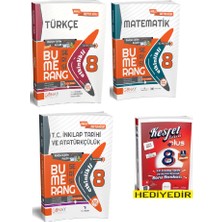 Günay Yayınları 8. Sınıf Bumerang Türkçe + Matematik + Inkılap Tarihi Etkinlikli Kitap (Inkılap Tarihi 1. Dönem Soru Bankası Hediyelidir)