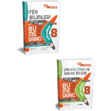 Günay Yayınları 8. Sınıf Bumerang Fen Bilimleri + Din Kültürü Etkinlikli Kitap