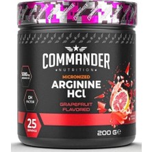 Commander Nutrition Arginine Hcl 200G (25 Servis)